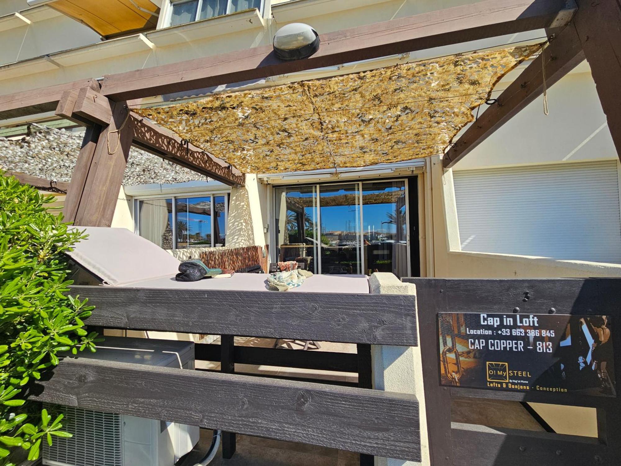 Apartment Naturist Cap In Loft Agde Eksteriør billede